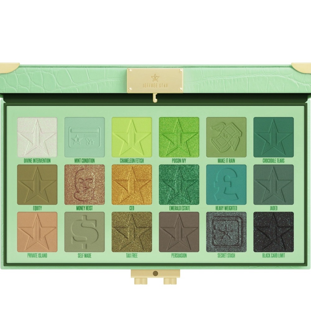 NIB Jeffrey Star ‘Blood Money’ Eye shadow pallet.